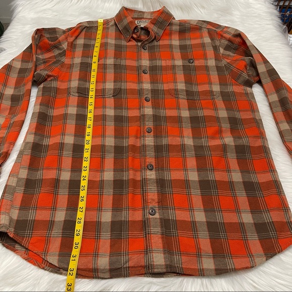 Men’s Duluth Trading Co flannel long sleeve shirt size L - Picture 6 of 6